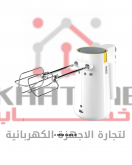 HMM 62404 W مضرب بيض – ابيض - 425 وات - 5 مستويات للسرعة وسرعة تربو - ملحقات امنه لالستخدام ف غسالة الاطباق