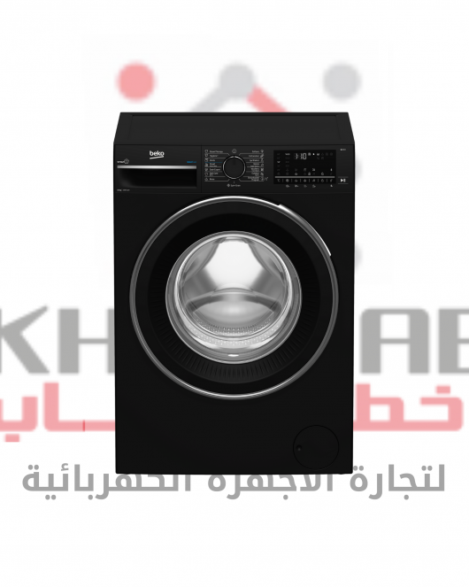 B3WFU501040BCI غساله اوتوماتيك بيكو 10 كيلو 1600 لفه - اسود - شاشه ديجيتال - باب كبير- inv. - Steam - بلوتوث