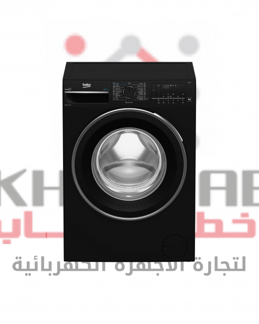 B3WFU50940BCI غساله اوتوماتيك بيكو 9 كيلو 1400 لفه - اسود - شاشه ديجيتال - باب كبير- inv. - Steam - بلوتوث