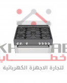 GGR 15115 DX NA بوتاجاز بيكو 5 شعلة - امان كامل - إستانلس مط 90 سم- مروحة تبريد – مروحة طهى - حوامل زهر