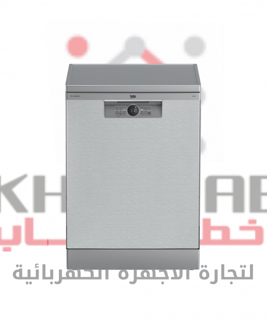 BDFN26520XQ غسالة اطباق 6 برنامج 15 فرد 60 سم- اينوكس - شاشة LED - (اكوا انتنس - هايجين- سريع inv