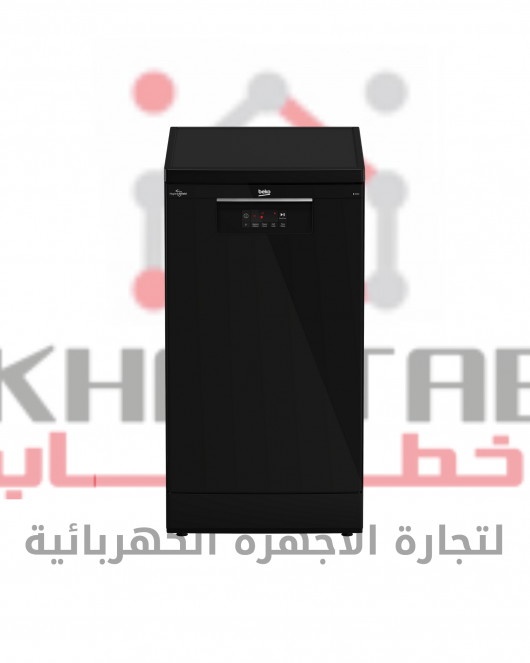 BDFS15020B غسالة اطباق 5 برنامج 10 فرد 45 سم - اسود - نصف حمل- التحكم في وقت التشغيل - شاشة inv. LED 