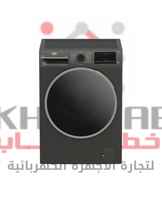 BWD10640MCI غساله اوتوماتيك بيكو 10 كيلو 1400 لفه / مجفف 6 ك - رمادى - شاشه ديجيتال - باب كبير- inv. - Steam - بلوتوث