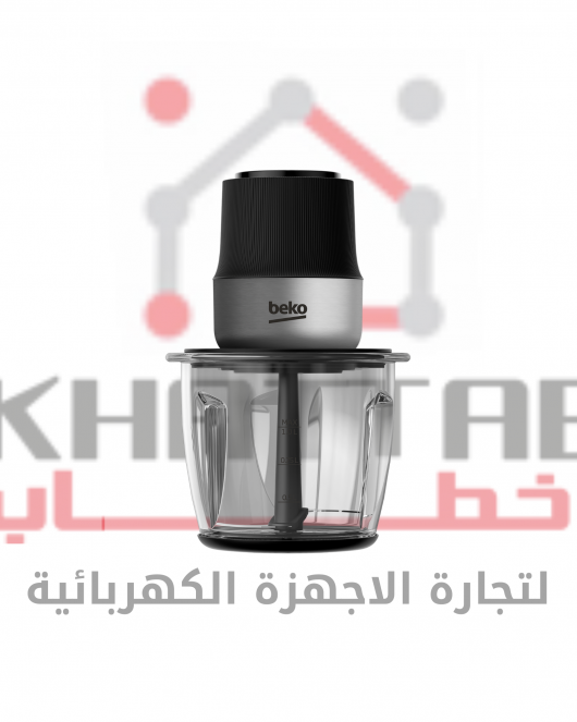 CHG 81442 BX كبة اسود * ستاليس - 400 وات - سرعتان وعاء تقطيع زجاجي متدرج بسعه لتر - فرم اللحوم - قاعده مضاده الانزلاق - قفل امان 