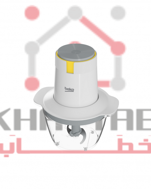  CHP 62522 W كبه - ابيض 500 وات وعاء تقطيع بلاستيك بسعه 0.5 لتر - فرم اللحوم - قاعده مضاده الانزلاق قفل امان 