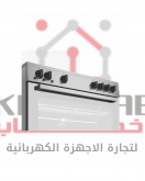 GGR 15325 FX NBE بوتاجاز بيكو 5 شعلة - امان كامل - اسود* سيلفر 90 سم- مروحة تبريد – مروحة طهى - ديجيتال- حوامل زهر