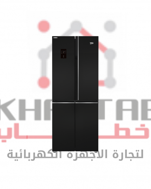 GNE480E20ZBH ثلاجه 4 باب بيكو 480 لتر - صافى450 لتر- -شاشة ديجيتال تاتش- أسود +HF