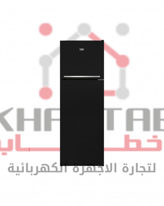 RDNE340K22B ثلاجه 2 باب بيكو 340 لتر - صافى 314 لتر- نوفروست- اسود -( PVC)