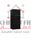 RDNE430K12B ثلاجه 2 باب بيكو 430 لتر - صافى367 لتر- نوفروست - اسود -( PVC)