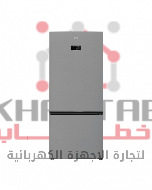 RCNE590E35ZXP1 ثلاجه 2 باب بيكو 590 لتر - صافى 509 لتر-نوفروست- شاشة ديجيتال تاتش -ستانلس - انفرتر - ايروفلو - كومبي- هارفست فريش