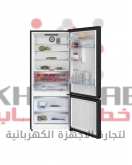 RCNE590E35ZB ثلاجه 2 باب بيكو 590 لتر - صافى 509 لتر-نوفروست- شاشة ديجيتال تاتش -اسود - انفرتر - ايروفلو - كومبي- هارفست فريش