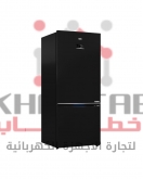 RCNE590E35ZB ثلاجه 2 باب بيكو 590 لتر - صافى 509 لتر-نوفروست- شاشة ديجيتال تاتش -اسود - انفرتر - ايروفلو - كومبي- هارفست فريش